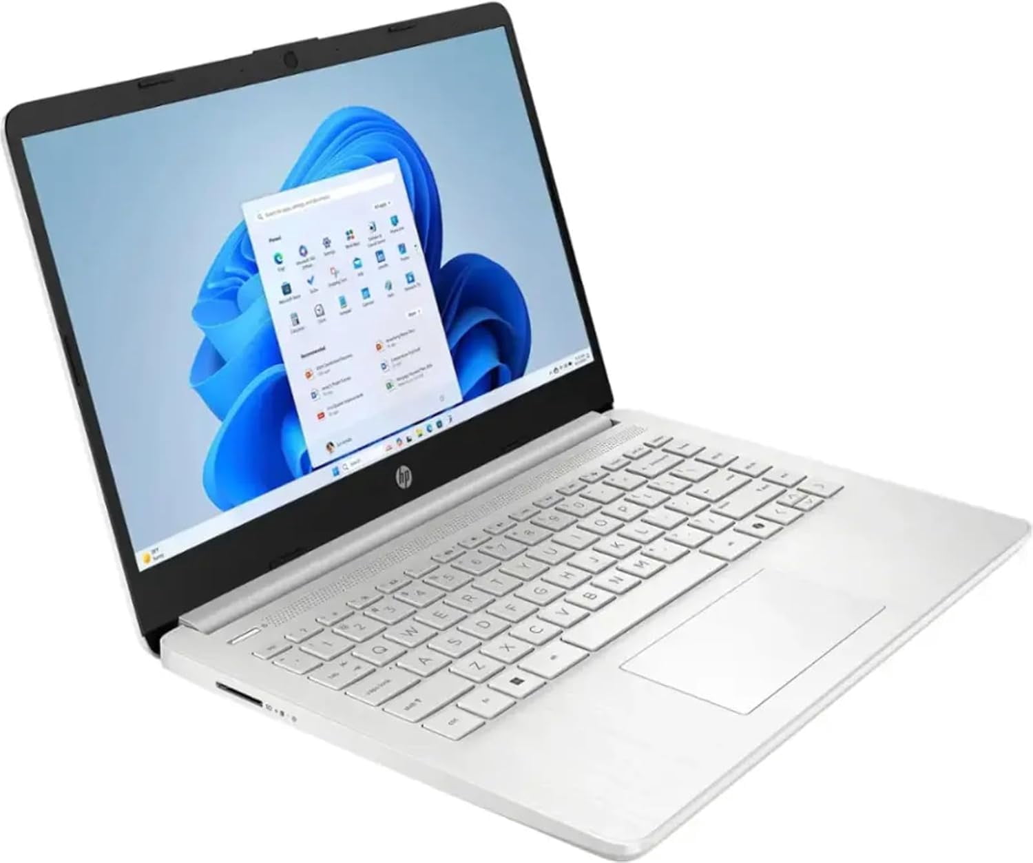 HP 14" Laptop Computer - HD Thin and Light Laptop • Intel 4-Core N150 • 16GB RAM • 128GB UFS + 256GB Micro SD • Windows 11 Pro • 1-Year Microsoft Office 365 • Bluetooth • Wi-Fi
