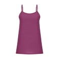 thumbnail image 4 of Hvyesh Tank Top for Women Spaghetti Strap Camisole Casual Loose Scoop Neck Sleeveless Cami Top, 4 of 6