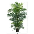 thumbnail image 2 of Nearly Natural 4' Areca Artificial Palm Tree UV Resistant (Indoor/Outdoor), 2 of 4