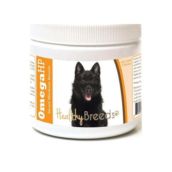 Healthy Breeds Schipperke Omega HP Fatty Acid Skin and Coat Support Soft Chews