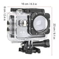 thumbnail image 3 of 4K 30FPS Action Camera with 2 inch LCD Screen, Waterproof up to 30m, Underwater Recording, 3 of 4
