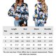 thumbnail image 2 of Camisa Superior Blusas femeninas Tops Casual Impreso Elegante Cómodo Turndown Collar Streetwear Traje Cgtredaw L Azul para Mujer, 2 of 8
