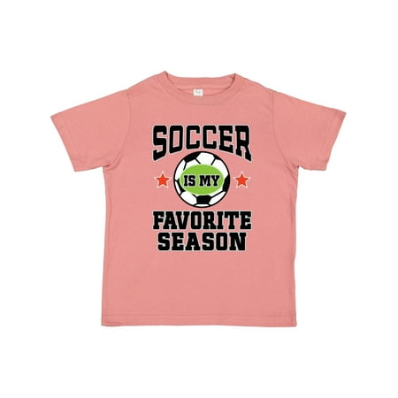 

Inktastic Soccer is My Favorite Season Gift Toddler Boy or Toddler Girl T-Shirt