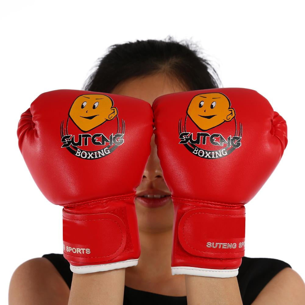 Suten Kids Boxing Gloves Training Muay Thai Sparring Kickboxing Fighting Mitts 