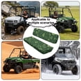 thumbnail image 4 of FKELYI St.Patrick's Day Clover Leaf Print Mule Bench Seat Cover 2 Pcs Set Dustproof UTV Seat Cover Compatible with Kawasaki Mule 600/610 Anti-Scratch Seats Protector Decor, 4 of 7