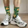 thumbnail image 6 of Pofeuu Pizza Print Crew Socks, Adult Running Hiking Socks for Youth and Adult, 6 of 6