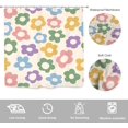 thumbnail image 4 of Cute Retro Flower Shower Curtain for Bathroom 72Wx72H Inch Danish Pastel Groovy Colorful Vintage Floral Lovely Shower Curtain Bathroom Set for Girls Woman Waterproof Accessories Home Decor, 4 of 6