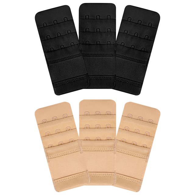 Wingslove Womens 6pcs-Pack Elastic Multi-Size Bra Extender Accessories Bra Band