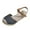 Navy, variant on Retro Wedge Sandls for Women Hollow Out Closed Toe Platform Sandals with Buckle Strap Summer Non Slip Dressy Shoes Brown Size 7.5