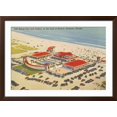 thumbnail image 2 of Art.com Lido Beach, Casino, Sarasota, Florida Art Print, Brown Frame Wall Art, 44" x 32", 2 of 5
