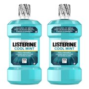 (2 pack) Listerine Cool Mint Listerine Antiseptic Mouthwash 1.5 L