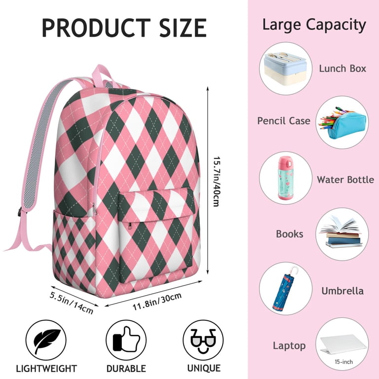 Stylish Waterproof Backpack with Moroccan Geometric and  display picture 3