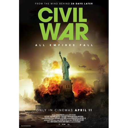 POSTER Civil War poster (d) - Alex Garland --8x12-UNFRAMED