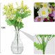 thumbnail image 2 of 1 Uds flor artificial Margarita falsa monofilamento flor plástico arbusto planta interior exterior hogar cocina decoración jardín verde arbusto flor Artificial blanco verde JAMW Sencillez, 2 of 2