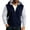 Dark Blue, variant on Jackets for Men Cozy Color Block Hooded Zip Up Long Sleeve Going Out Jacket