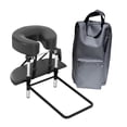 thumbnail image 4 of Kit de Masaje para Cama con Almohada Facial Ajustable Soporte para Cabeza y Manos Tablero de Apoyo y Cojín Ergonómico de Aluminio y Cuero Pu Adecuado, 4 of 9