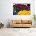 thumbnail image 2 of Colorful Blooming Flowers in Spring Season - Wrapped Canvas Print Wall Art | 18" W x 12" H, 2 of 4