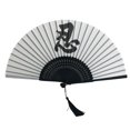 thumbnail image 3 of Lubelski Folding Fan Lightweight Portable Handheld Fan Fine Workmanship Bamboo Fan with Tassel for Daily Use Perform, 3 of 8