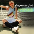 thumbnail image 6 of 8 Pairs Athletic Compression Calf Socks for Men & Women - 15-20mmHg Knee-High,Running,Travel & Daily Wear, 6 of 6
