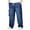 Black, variant on Cargo Jean Pants for Men with Multi Pockets Big and Tall 2X-5X Mens Wide Leg Denim Trouser Drawstring Jeans (5XL, Blue)