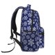 thumbnail image 3 of Easygdp Snowflakes On Dark Blue Mochila Ergonómica Versátil para Laptop - Múltiples Bolsillos, Correas Ajustables, Unisex para Escuela, Viajes y Actividades al Aire Libre-One Size, 3 of 5