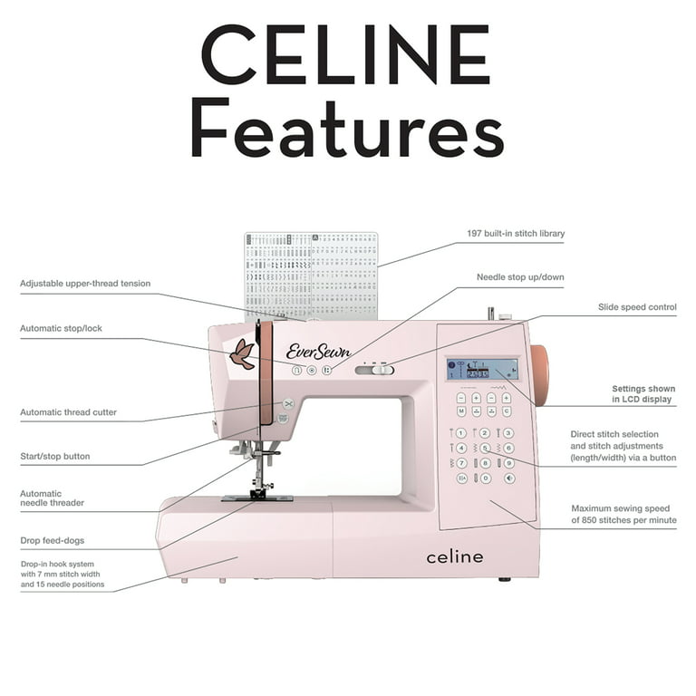 EverSewn Celine Heavy Duty Sewing Machine