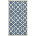 thumbnail image 3 of Safavieh Courtyard Amber Geometric Indoor/Outdoor Area Rug, Blue/Beige, 2'7" x 5', 3 of 11