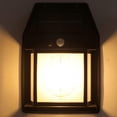 thumbnail image 3 of Solar Tungsten Wall Light Outdoor Sensor Interaction Lamp Exterior Lighting Fixtures Wall Mount IP65 Waterproof Black, 3 of 4