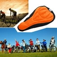 thumbnail image 3 of Funda de asiento de sillín de silicona para bicicleta Cojín de gel de sílice Cojín suave naranja JShteea Accesorios para bicicletas, 3 of 7