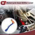 thumbnail image 2 of Folding Motorcycle Gear Shifter Lever for Yamaha TTR 50cc Aluminum Alloy Pedal Shift Lever Arm Blue and Orange, 2 of 6