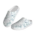 thumbnail image 2 of Lsque Dragonfly Pattern Womens Comfort Cotton on Scuff With Memory Foam and Anti-skid Sole Slipper-42/43, 2 of 7