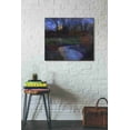 thumbnail image 3 of Epic Graffiti 'Moonlit Stream' by Chris Vest, Canvas Wall Art, 30"x26", 3 of 3