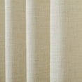 thumbnail image 4 of TWOPAGES Linen Blend Drape 52 W X 96 L Inch Light Filtering Grommet Top Privacy Protection Drape for Patio Door, 1 Panel, Sand Beige, 4 of 6