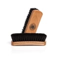 thumbnail image 1 of Cepillo para zapatos - Cepillo para zapatos 100% crin - Mango cóncavo para un bronceado de agarre premium, 1 of 5