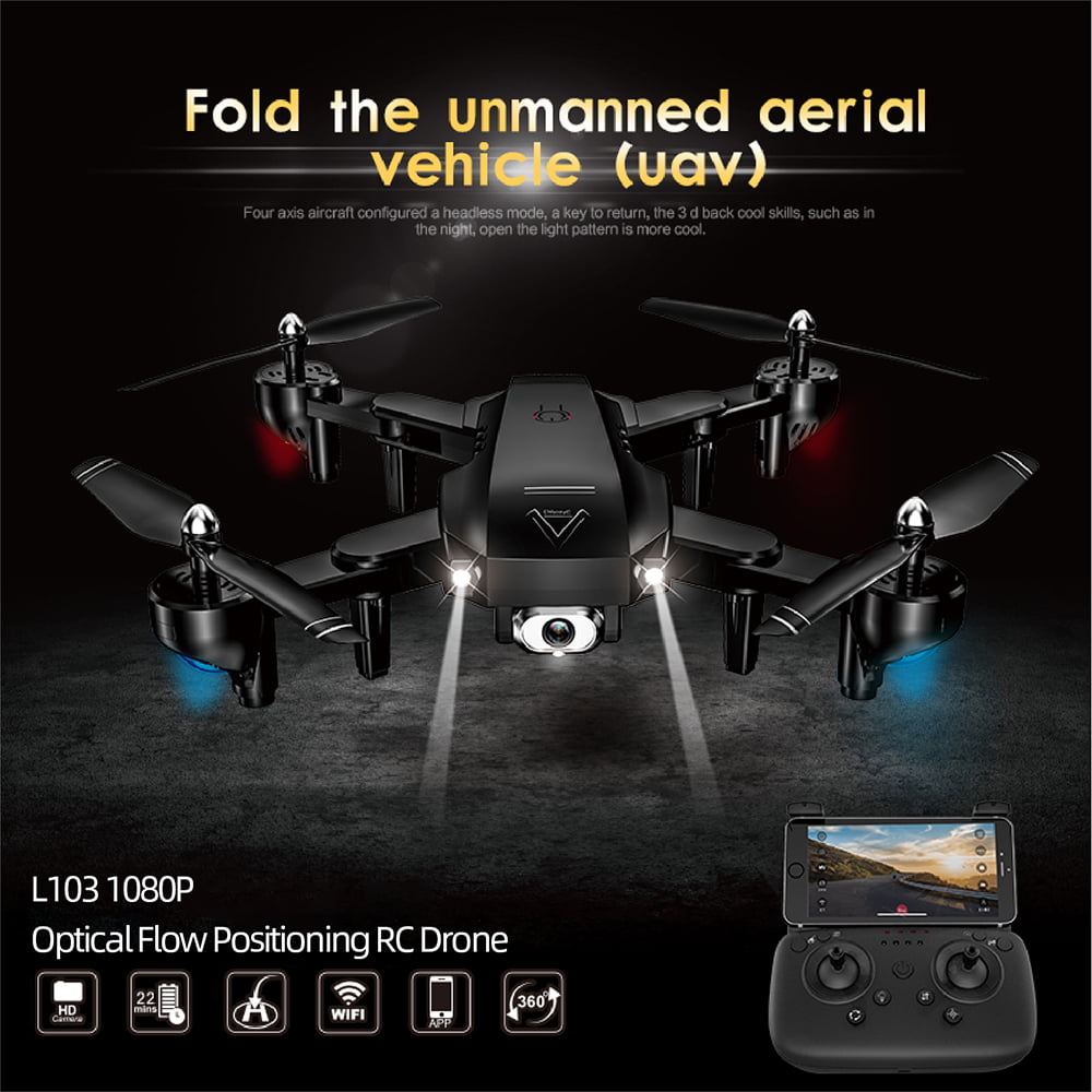 Details about   L103 RC Drone W/Camera 1080P Wifi Smart Gesture Photo Foldable Quadcopter G9O4 