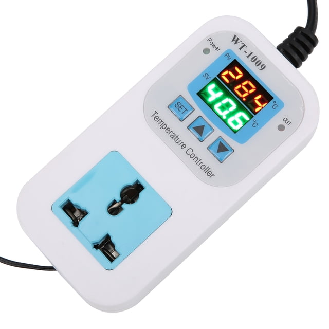Controlador de temperatura de Pantalla Dual Toma de Control Electrónico para varios Campos de control de temperatura