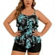 thumbnail image 1 of Plus Tamaño Traje de Baño Tops para las Mujeres Estampado Cintura Alta Pantalones de Baño Dos Piezas Conjunto de Traje de Baño, Más Tamaño Conjuntos de Bikini para las Mujeres, 1 of 3