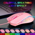 thumbnail image 3 of DISEN Gaming Mouse Wired, USB Computer Mouse with 4 Adjustable DPI, RGB Backlit LED, Side Buttons, Ergonomic Optical Mice for PC, Laptop, Windows, Mac, Vista, Linux, Gamer, 3 of 10