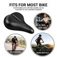 thumbnail image 6 of Addmotor Bike Seat, Comfortable Bike Seat, Universal Replacement Bicycle Saddle, Waterproof Leather Bicycle Seat - Bicycle Seat for Men/Women, 6 of 9
