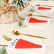 thumbnail image 5 of Cubiertos de Navidad Servilleta de cocina, 8 piezas Cuchillos Tenedores Cuchara Bolsa de vajilla, Bolsas para la cena de Navidad Decoración de mesa Bolsas de Navidad para cuchillo y tenedor Fokelyi WLJ-3495, 5 of 5