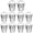 Silver, variant on Wiywef 10-Pack Mini Silver Plastic Buckets with Handles Party Favor Candy Container Decor