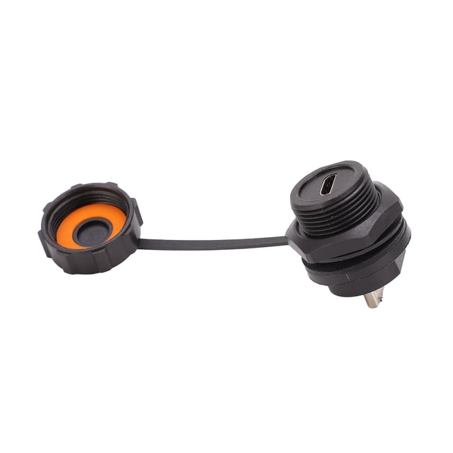 Conector USB a prueba de agua IP67 MICRO USB hembra/enchufe trasero de placa base E10MC-TF-F-F para equipos mecánicos equipos para exteriores lámparas equipos IOT ANGGREK Otros