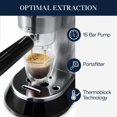 thumbnail image 2 of Máquina de café espresso De'Longhi EC680M de acero inoxidable plateada, 2 of 7