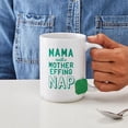 thumbnail image 4 of CafePress - Mama Needs A Mother Effing Nap Green Large Mug - 15 oz Ceramic Large White Novelty Mug, 4 of 6