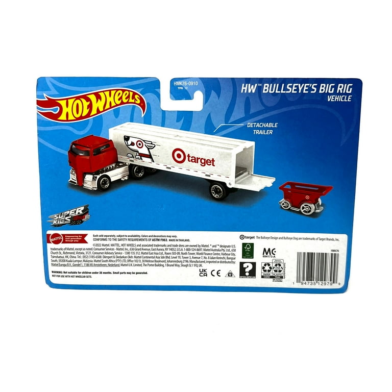 Hot Wheels Super Rigs Target Hauler HW Bullseye s Big Rig