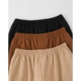 thumbnail image 6 of Toddler Boys Clothes Boys Pants Kids 3-Pack Joggers Toddler Cargo Casual Elastic Waist Pants for Boys 3T 4T 5T Size 6 7 Black Brown, 6 of 8