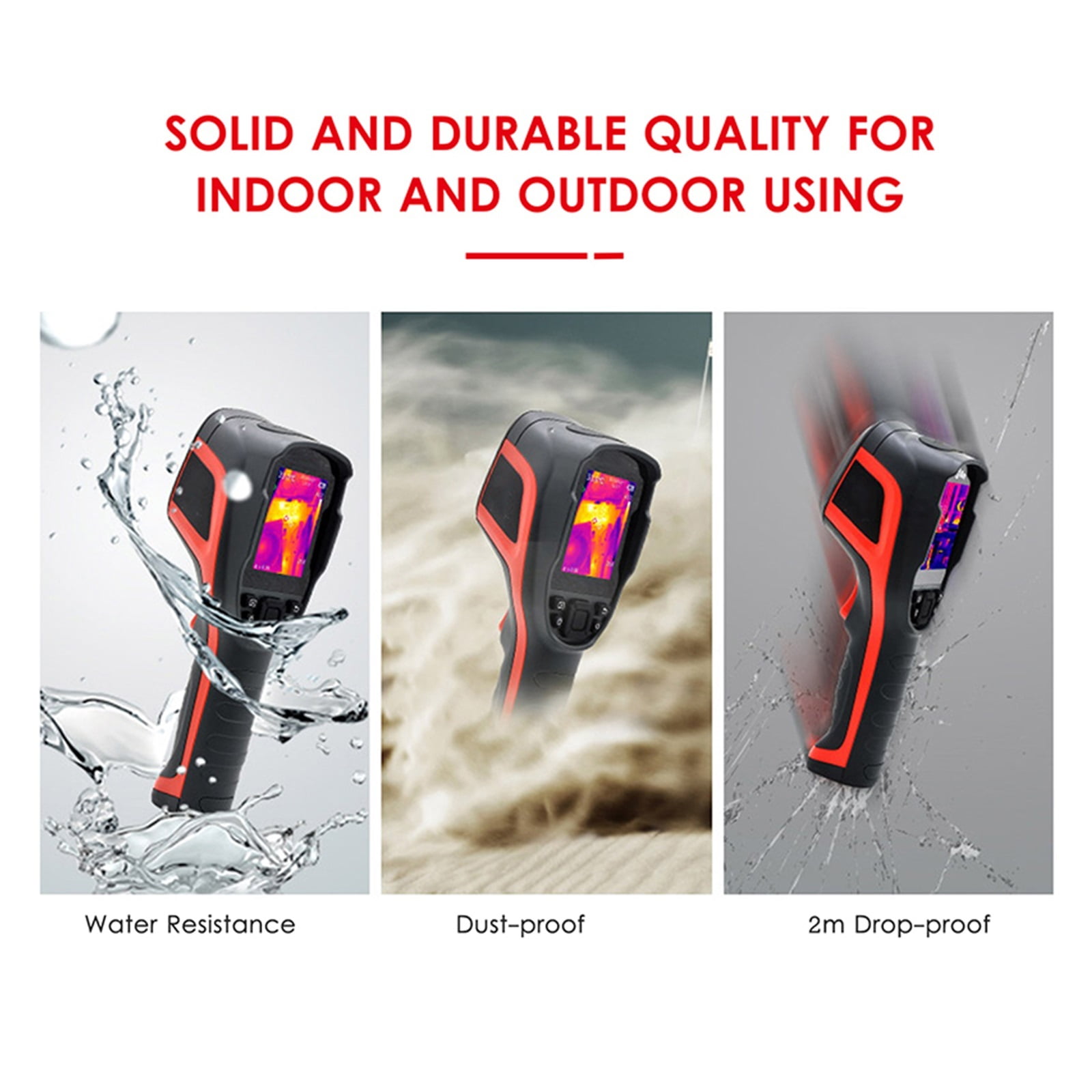 Thermal Imaging Camera, Infrared Thermal Imager 256*192 Pixel Temperature -20°C~550°C Thermal Imaging Camera Thermometer For Repair
