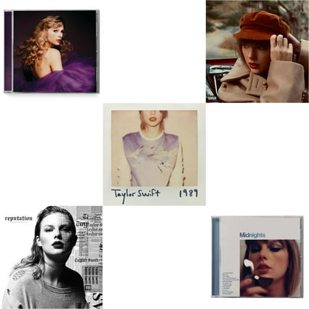 Speak Now (Taylor's Version) (2CD) & Reputation & 1989 & Red (Taylor's Version) (X) (2CD) & Midnights (X) (Moonstone Blue CD)