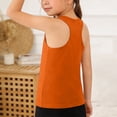thumbnail image 2 of Grblisyd Girls Athletic Tank Tops Kids Racerback Sleeveless Workout Running Sports Shirts 1-13 Years, 2 of 6