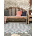 thumbnail image 6 of Jill Zarin Outdoor Collection Area Rug - Napa (7' 1" Round Pink and Aqua/Light Blue), 6 of 11